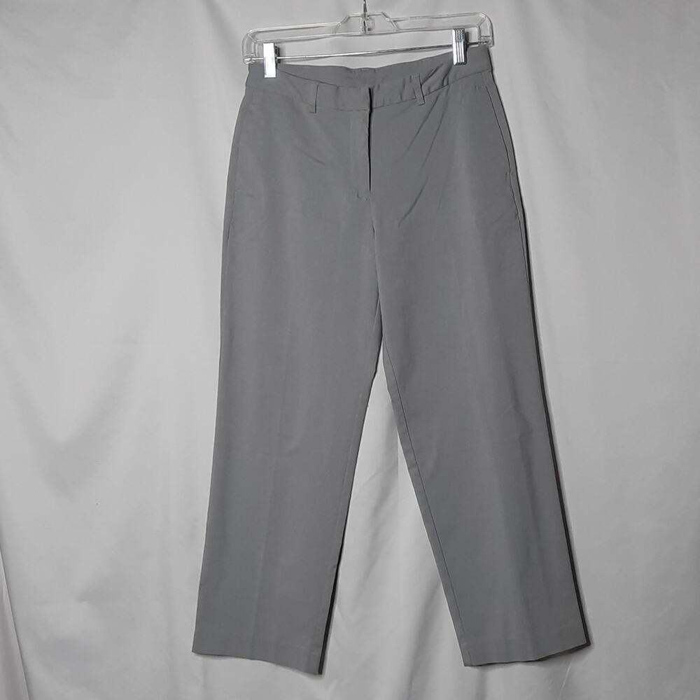 Express Stretch Women's Flat Front Cropped Pants